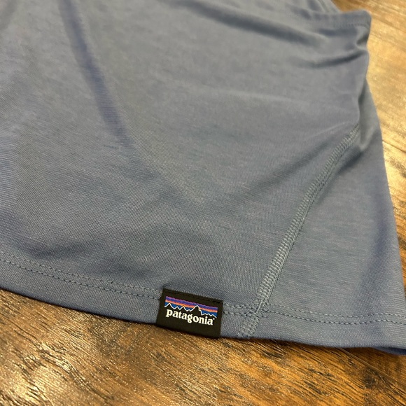 NWT WOMENS PATAGONIA Capilene Cool Trail Cropped Tank - Utility Blue XL - Picture 4 of 8